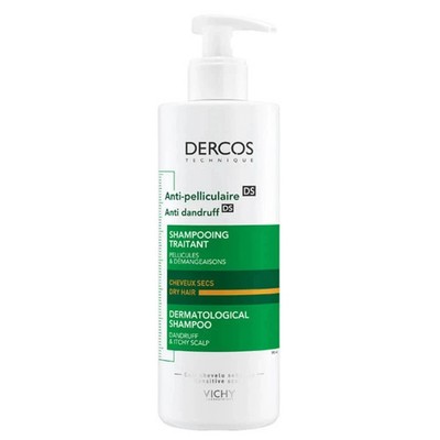 Dry Hair  Shampoo Vichy Dercos Anti Dandruff DS Shampoo for Dry Hair 390ml