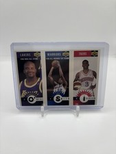 Shaquille O'Neal/Joe Smith/Allen Iverson 1996 Upper Deck Rookie Lakers 76ers