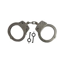 Smith & Wesson 350103 Model 100 Chain-Linked Handcuffs & Keys M100 Cuffs, Nickel