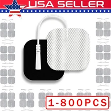 40 TENS Electrode Pads EMS Replacement Unit 7000 3000 2x2 Muscle Stimulator BULK