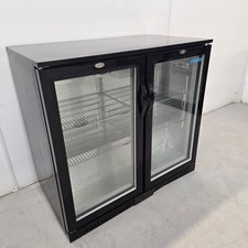 Bottle Fridge Double 2 Door Hinged 198L Commercial Chilled Bar Pub Polar GL012