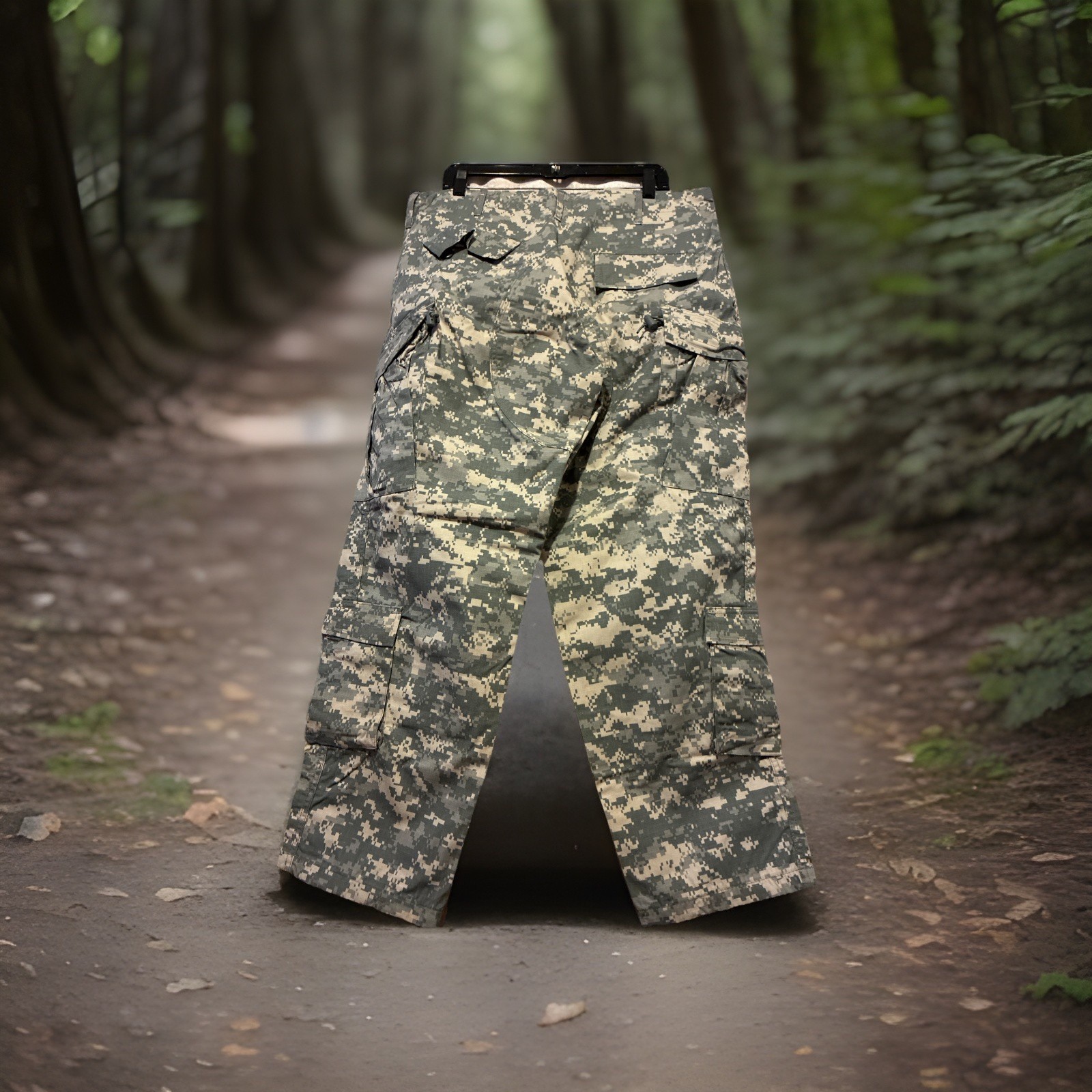 USGI ARMY DIGITAL CAMO ACU COMBAT PANTS BDU BOTTOM LARGE-SHORT W35-39 L 25-29 image 4