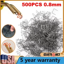 500PCS Hot Staples Wave Stapler Plastic Welding For Car Fender Bumper Repair Kit