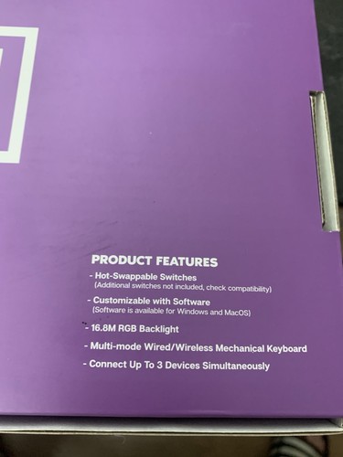 KEYBOARD EPOMAKER TK68 68% RGB HOT SWAPPABLE GAMING KEYBOARD - Picture 11 of 11