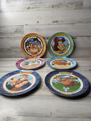 Vintage McDonald's 1997 Disney Hercules Collector s Plates COMPLETE Set Of 6!!