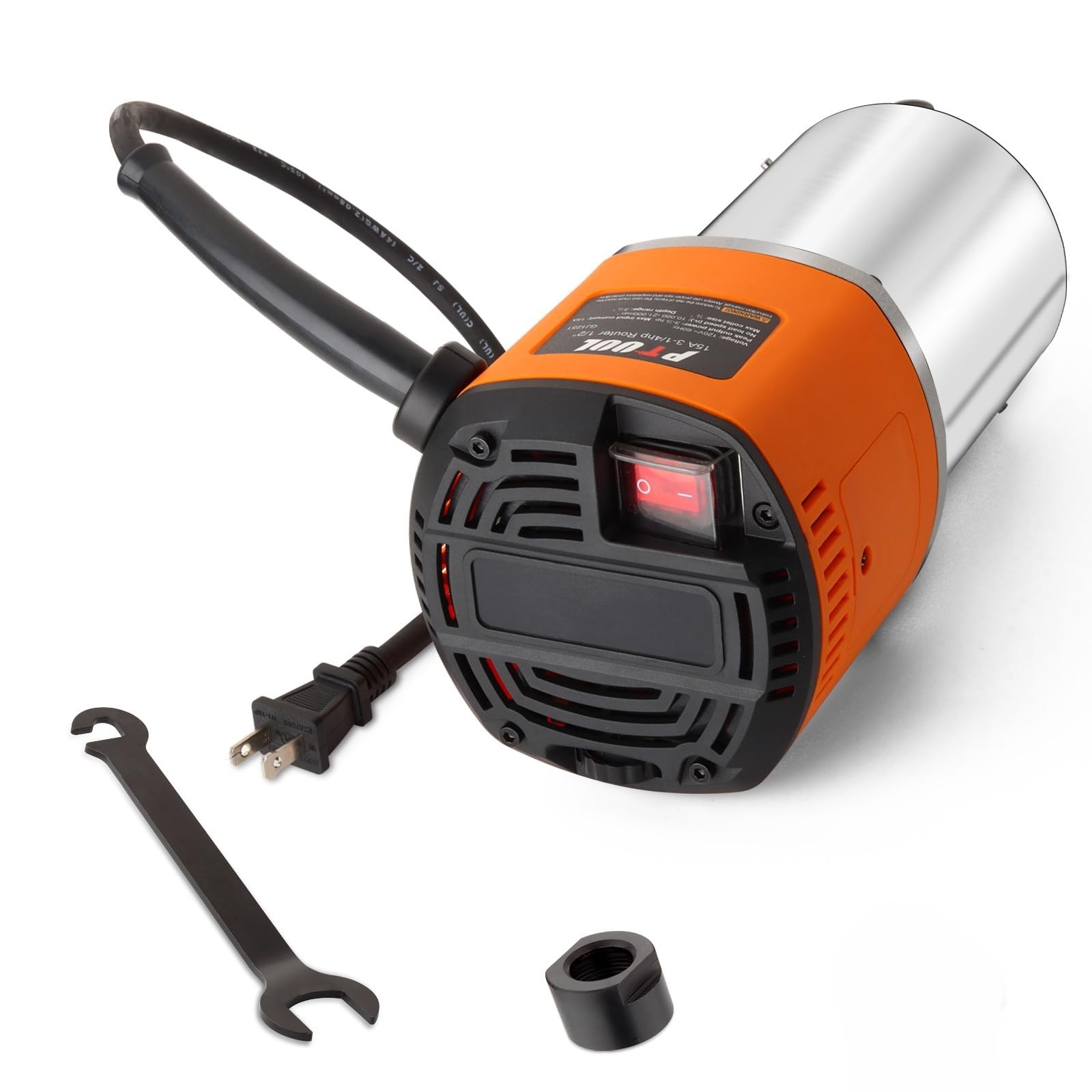 3.25HP/15A Router Motor, Soft Start, 6 Variable Speed from 1
