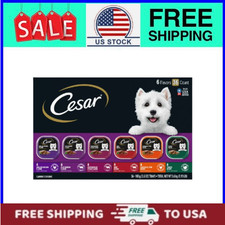 Cesar Classic Loaf in Gravy Wet Dog Food Variety, 3.5 oz Trays 36 Pack 