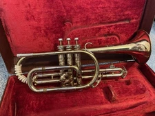 1950s CLEVELAND SUPERIOR By KING CRAFTSMEN H.N. WHITE CORNET + MPIECE + CASE 