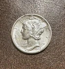 Very Choice BU 1944-D  Mercury Dime