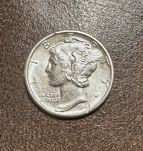 Very Choice BU 1944-D  Mercury Dime