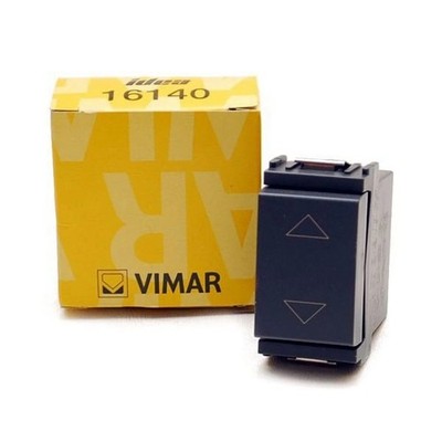 Vimar Boat ON/OFF/ON Rocker Switch 16140 | Gray 10A 250V