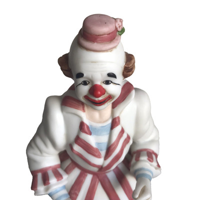 Felix Adler ''Grotesque Make Up'' Clown 10'' Figurine 1985 Flambro Limited # Ed