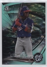 2022 Bowman Platinum Top Prospects Aqua Ice Foilboard 157/250 Jordy Barley 0u1n