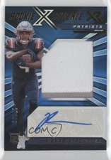 2022 Panini XR Rookie Xcellence Swatches Blue /49 Pierre Strong Jr Auto RC