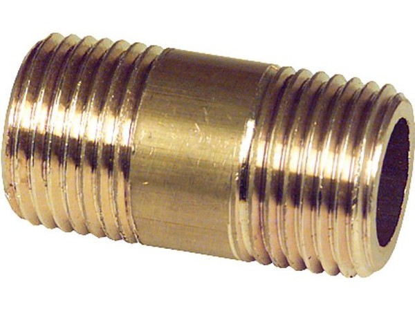 "Gewindefitting Messing Rohrdoppelnippel DN20 (3/4\") LäNge 30Mm Ag"-image