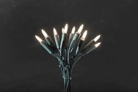 Konstsmide Weihnachtsbeleuchtung LED Mini-Lichterkette 10 WarmweißE Dioden