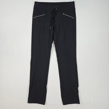 Athleta Athleisure Luxe Minimalist Sporty Black Supplex Pants Womens S
