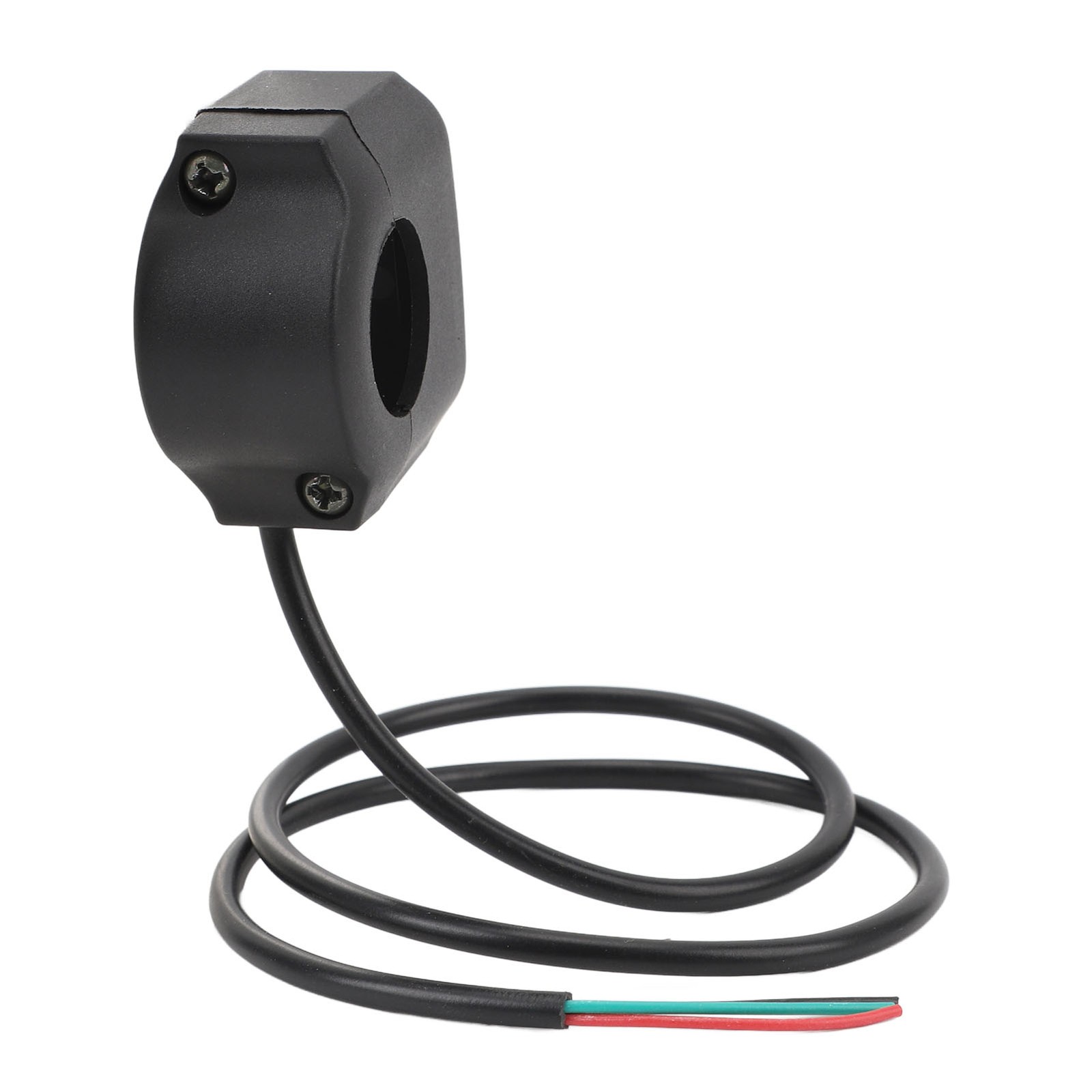 (Green Light)22mm Waterproof Motorcycle Switch Universal Handlebar Horn EC