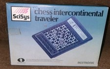 Travel Mate Electronic Chess Game Vintage SciSys Acetronic Edition Boxed