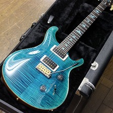 Made By Paul Reed Smith PRS Biblioteca Legno Personalizzata 24 Blu Matteo Vivid Birds Stone