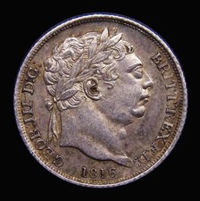 Sixpence 1816 VF/About VF