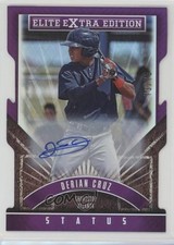 2015 Panini Elite Extra Edition 73/75 Derian Cruz #187 Auto a2v