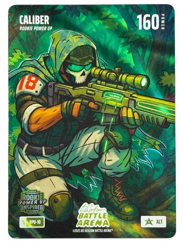 2025 Bo Jackson Battle Arena Caliber Caleb Williams Alt Art RC 160