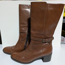 Coach And Four Marrone Hattie Size 10 Brown Women's Boots with Original Shoe Box