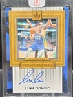 Luka Doncic Court Kings 23-24 Legacy Portrait Signatures Violet Dallas Mavs #/15