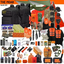 72+ Hour Emergency Survival Kit / Bug Out Bag / Tactical Backpack / First Aid
