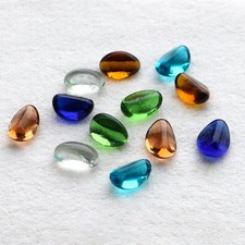 20mm Glass Pebbles Nuggets Glass Petals Stone Decorative Fish Tank Vase Garden