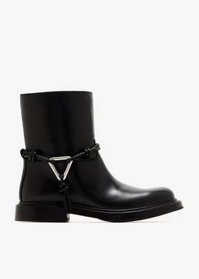 US Customs Fees Paid   Bottega Veneta James Ankle Boots IT 39 Women