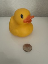 3 Infantino Classic Yellow Rubber Duck Style Collectible, Bath Toy, Jeep Duck