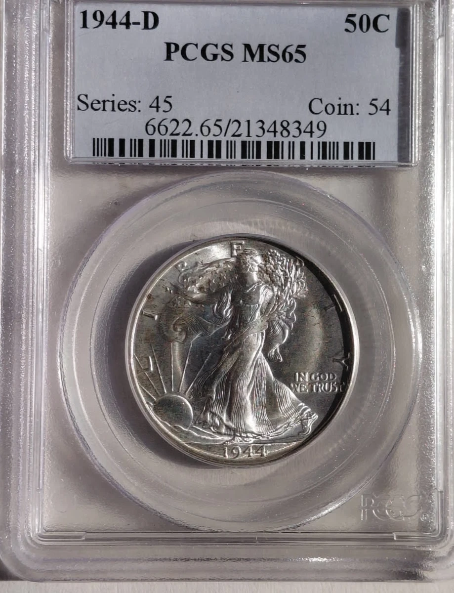 USA アメリカ 1944D NGC-AU58　50C ウォーキングリバティ USA アメリカ 1944D NGC-AU58 50C ウォーキングリバティ 1942年
