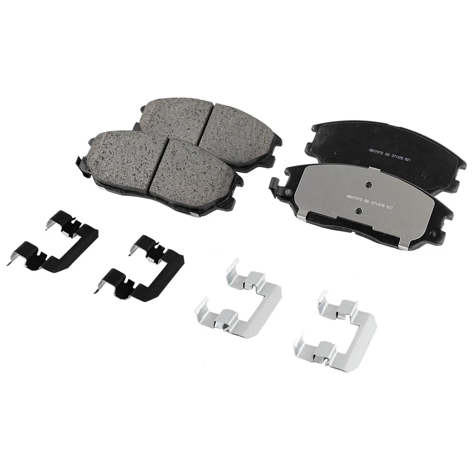 Juego de pastillas de freno de rotor de freno para Hyundai XG350 2004-2005 delantero sólido juego de 2 ruedas Foto 3 de 4