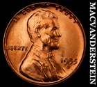 1955-S Lincoln Wheat Cent- Red- Choice Gem Brilliant Uncirculated Luster #J1174