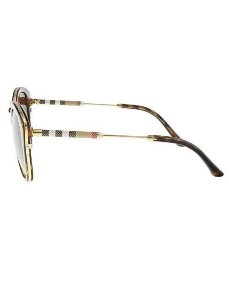 BURBERRY BE 4251Q 300213 53 毫米深哈瓦那棕色渐变太阳镜 — 第 4/4 张图片