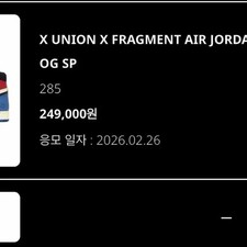 Air Jordan 1 x Fragment x Union LA Black  Red Basketball Shoes