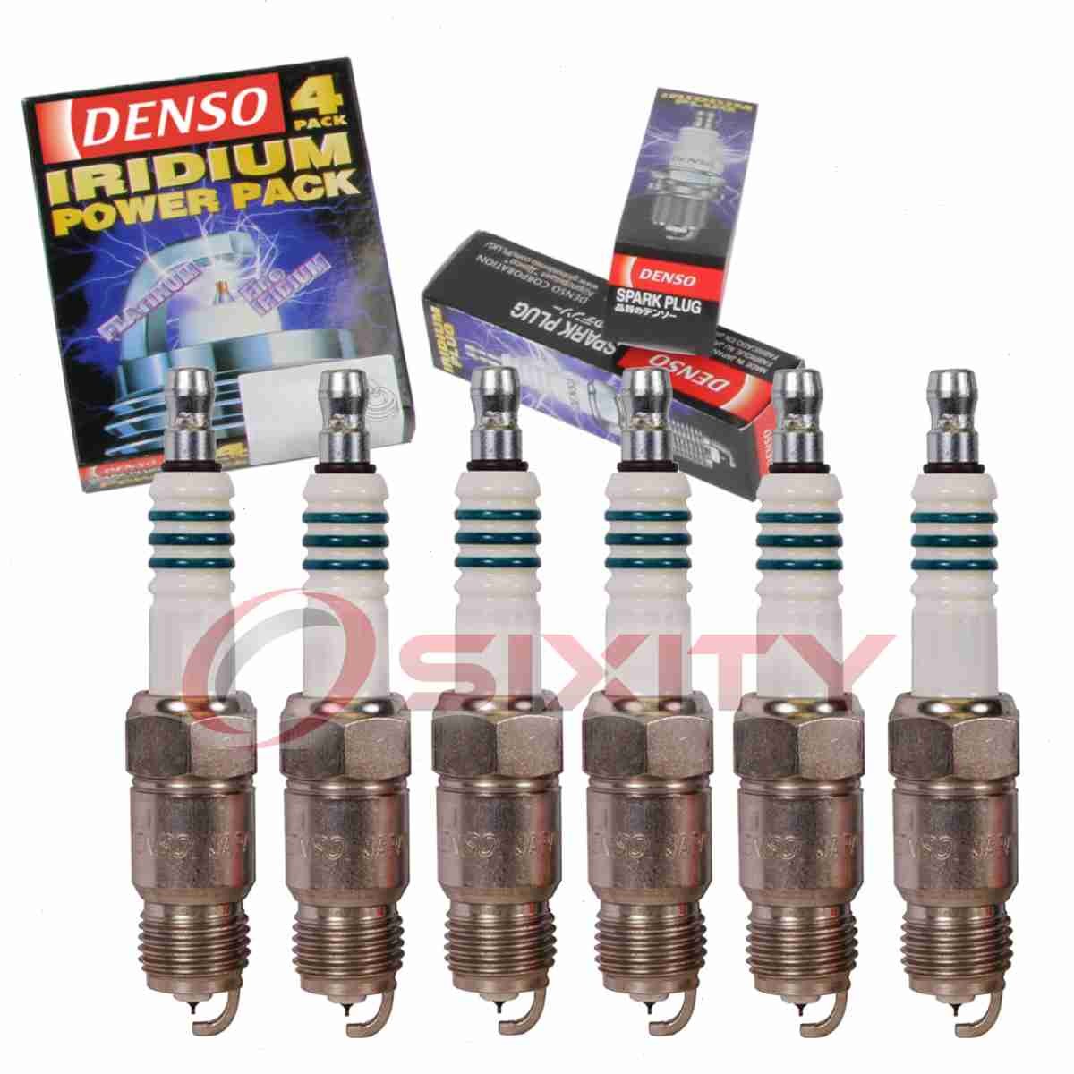 6 pc Denso Iridium Power Spark Plugs for 1985-1995 Chevrolet G10 4.3L V6 yd