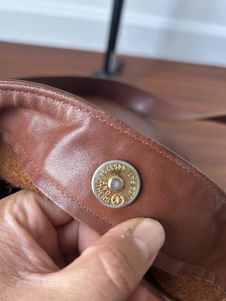 Bolso de Mano COACH Vintage Años 90 Lona SOHO XL Cuero Tostado Británico 4082 1996 PLS LEER Foto 4 de 4