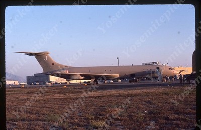 sl18  Slide 1980's  British Airliner Vickers VC10 Point Mugu 397a