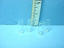 Miniature Water Glasses #HB104 Medium Bright Delights 1/12th Scale