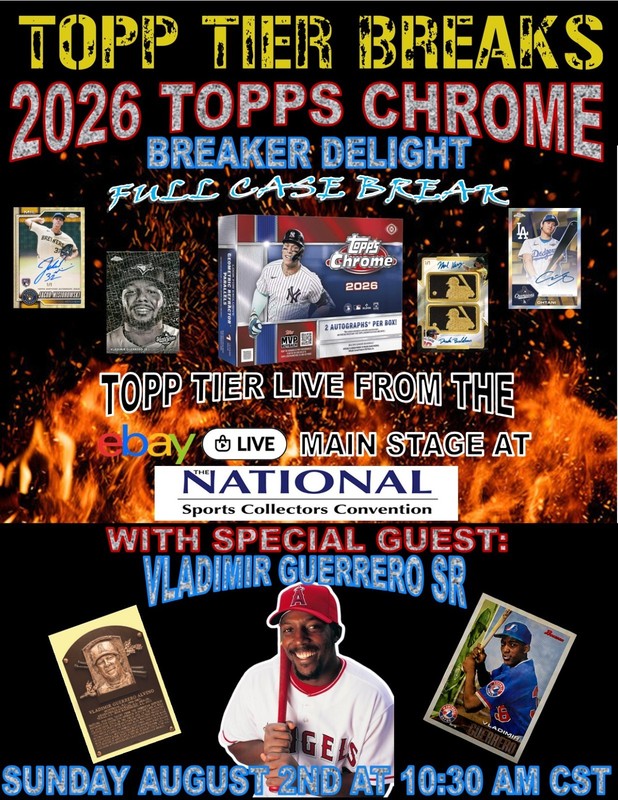 CHICAGO CUBS 2026 TOPPS CHROME BREAKER DELIGHT FULL CASE BREAK #7041