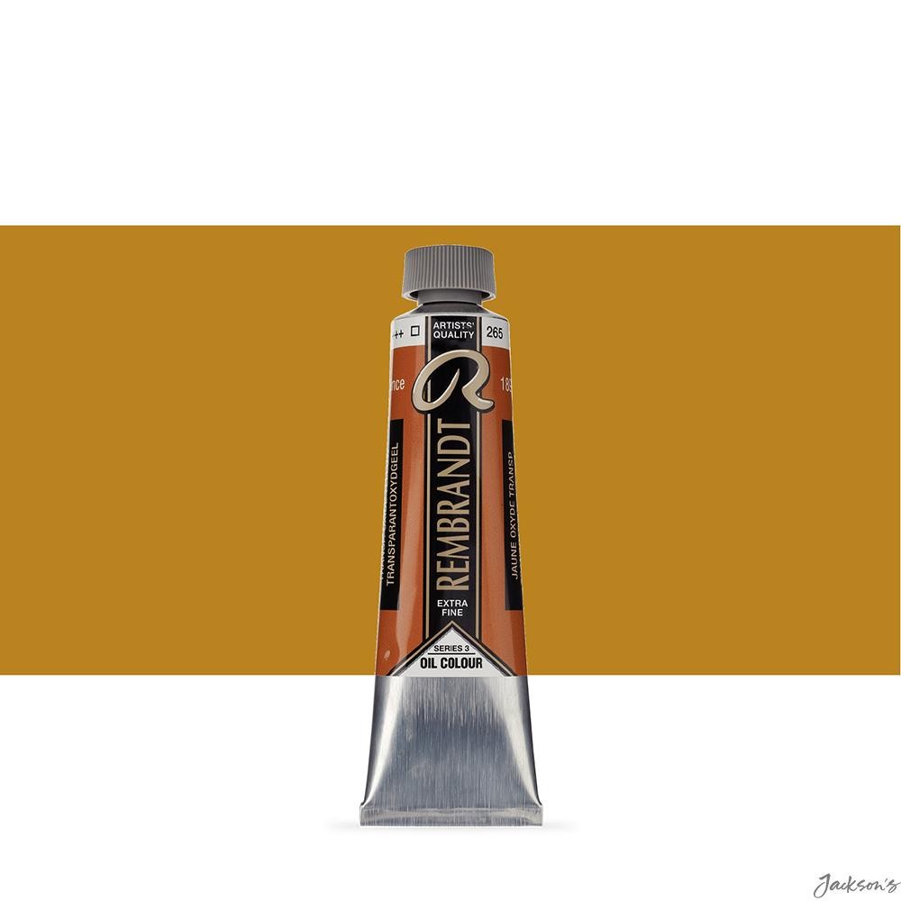 Royal Talens Rembrandt Oil Paint Tube 40ml Transparent Oxide Yellow PY42