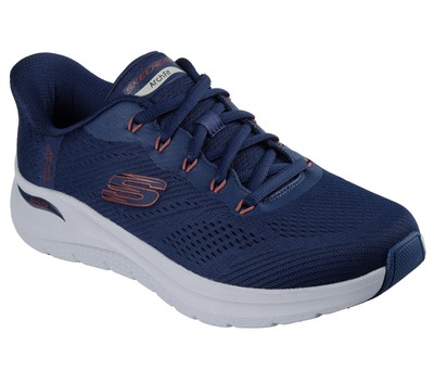 Skechers Slipper für Herren Arch Fit 2.0 Lestur Slipper in Navy/Rot, 5,5-15