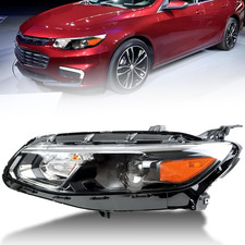 Headlight Assembly Compatible with Chevy Chevrolet Malibu XL (Low) 2016 2017 201
