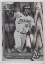 2022 Bowman Draft Chrome Black & White RayWave Refractor Clark Elliott 0aa7