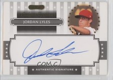 2008 Razor Signature Series Exclusive Signatures Jordan Lyles #ES-30 Auto 0s55