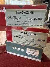 Argus / Airequipt Lot of 3 Automatic Slide Changer Magazines 36 Capacity 2x2 A