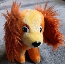 Vintage Disney Lady And The Tramp Plush Character Dog, Animated Film Stuffed Toy